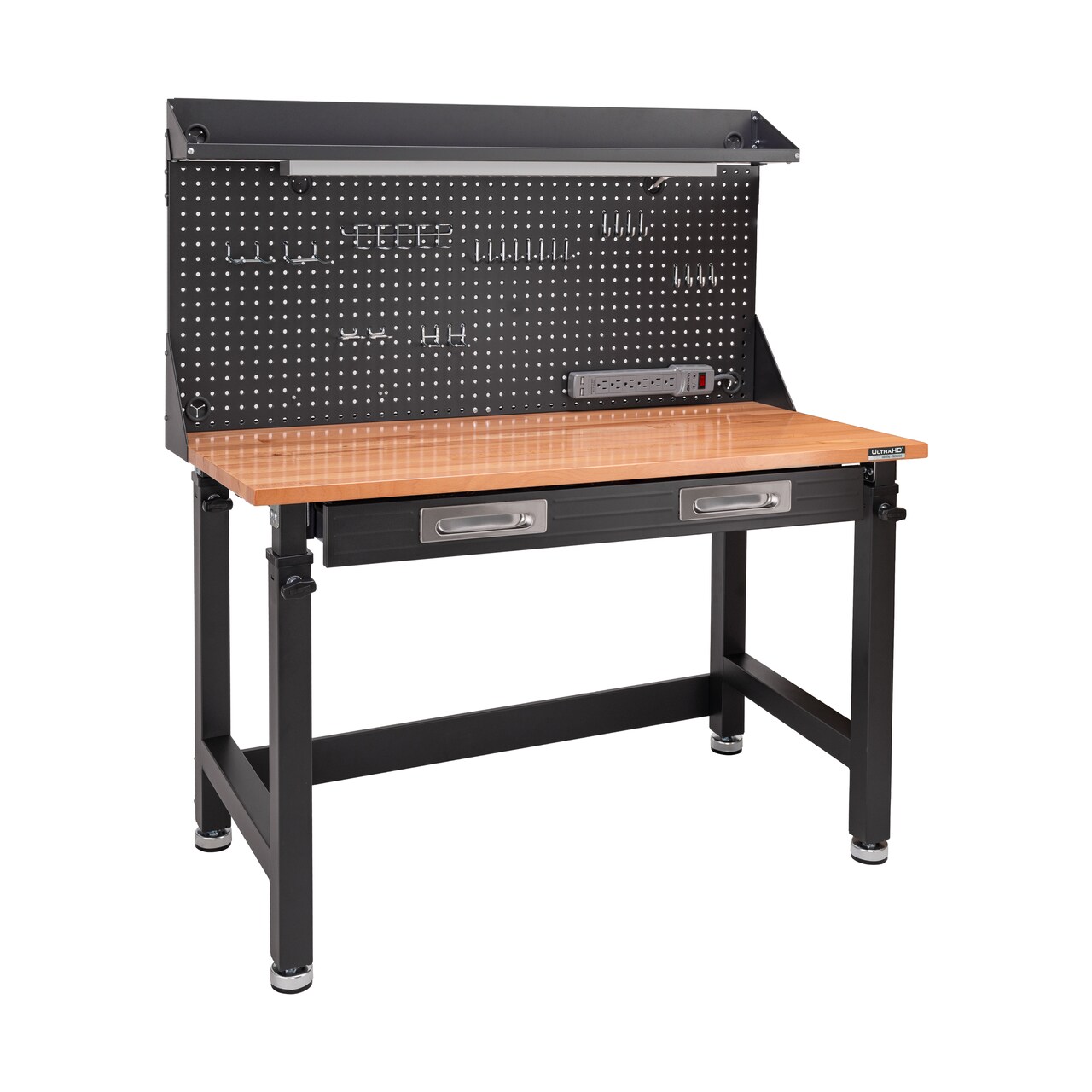 Seville Classics UltraHD® Height Adjustable Lighted Work Center